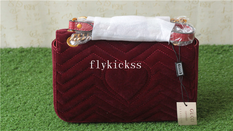 GC Shoulder Bag Red Wine